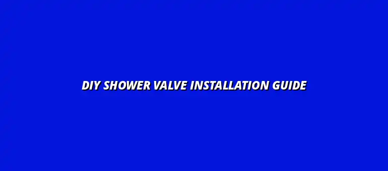 How to install a new shower valve on your own