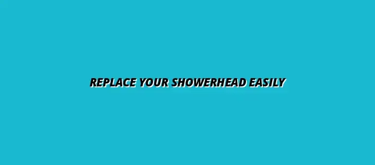 How to replace a bathroom showerhead on your own